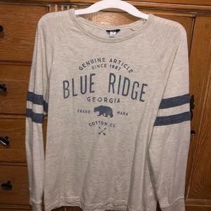 Long sleeve Blue Ridge Georgia